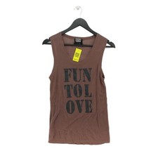 Markus Lupfer Women's T-Shirt S Brown 100% Other Basic