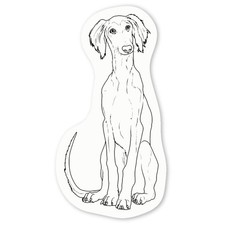 'Saluki Puppy' Decal Stickers