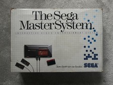 Sega Master System Video Game Console Black Boxed NOT TESTED/FAULTY