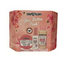 New Soap and Glory Original Pink Mini Gift Set ,Body Wash,  fragrance spritz