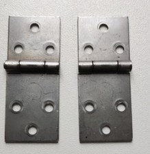 2 Chrome table flap hinge cupboard doors counter folding table furniture 1 1/4"