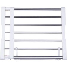 BAOYOUNI Extendable Closet Shelf Rod Organizer, Heavy-Duty Metal Divider 40-60cm