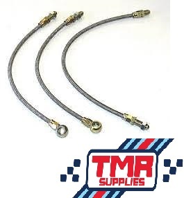 Brake hose braided - brake,