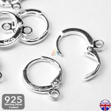 LEVERBACK ROUND EARRINGS 13mm