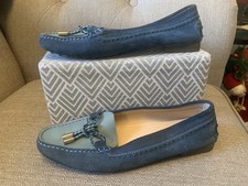 TODS Blue Suede & Leather