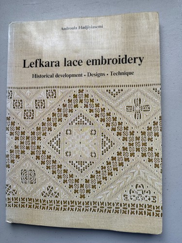 Lefkara lace embroidery book - lefkara,