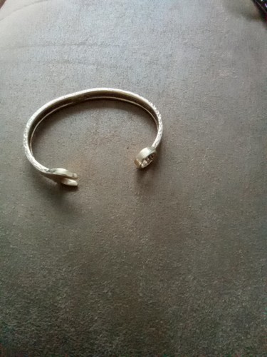 Solid 9ct gold spanner bangle - 9ct,