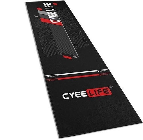 Black darts mat carpet - darts, non