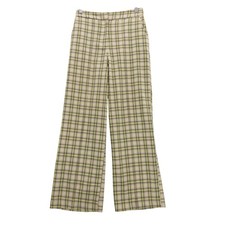 Topshop Plaid Wide Leg Pants