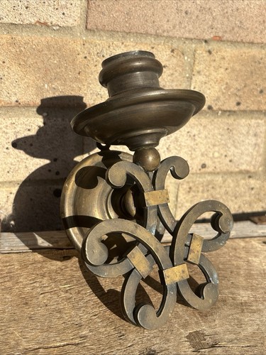 Antique vintage brass wall - /,