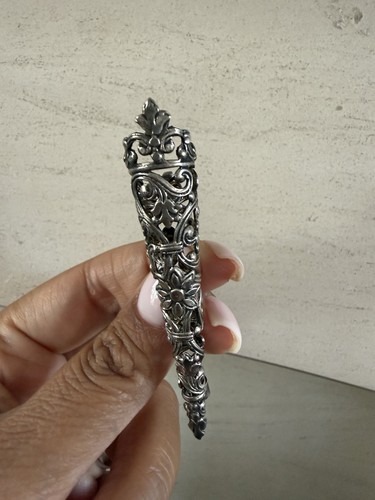 Antique victorian silver posy - victorian,