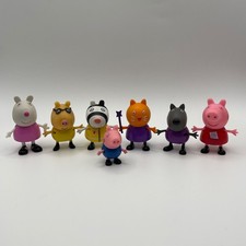 Peppa Pig George Pig Suzy Sheep Zoe Zebra Pedro Pony Danny Dog Figures Set b2