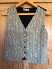 BERTERTEX TAUPE/GREEN PAISLEY WAISTCOAT  16