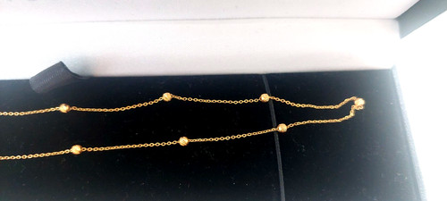 22ct yellow gold necklace 916 - necklace,