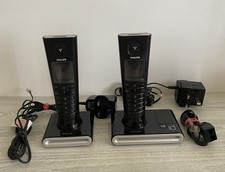 Phillips id 937 Duo Twin Designer DECT cordless Phone with answer machine