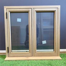 Hardwood Timber Window Oak Double Casement Flat Pack Self Assembly Unassembled