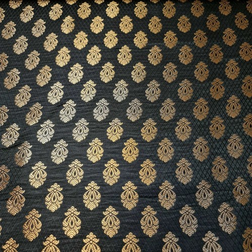 Paisley floral brocade fabric - paisley,