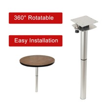 Table Legs Adjustable Metal Breakfast Bar Leg for Kitchen Worktop Dining Table
