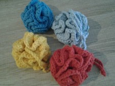 Handmade crochet bath shower - bath,