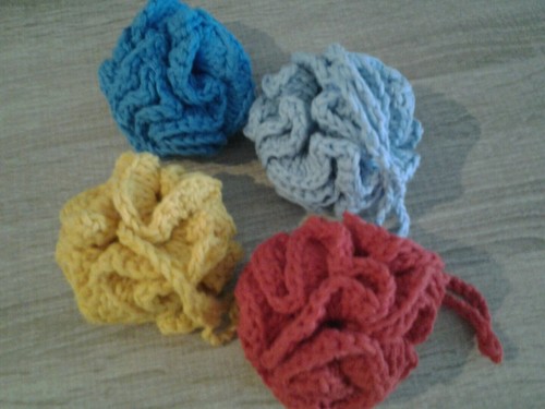 Handmade crochet bath shower - handmade,