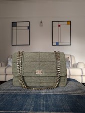 Chanel 2.55 wool handbag (1998)