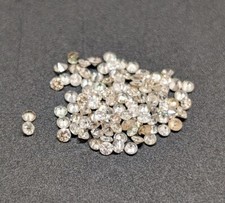 100 Natural Melee Diamonds 0.02–0.01ct Mixed Quality Loose Stones