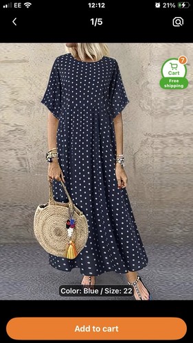 Polka dot women dress - women's,