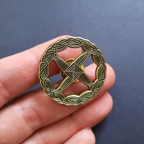Brigid cross pin - st, brigid's