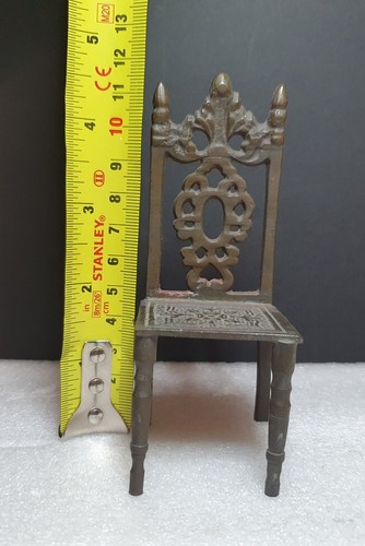Vintage brass small throne - vintage, /