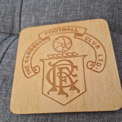 Rangers wooden coaster - wooden,