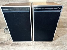 Vintage Goodmans Quartet Q40 2-Way Bookshelf Speaker System Wired 4-8 Ohm Wooden