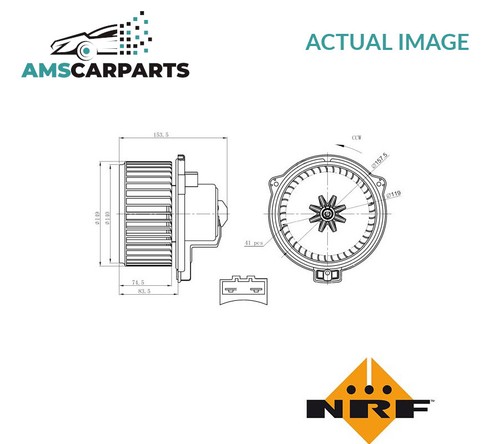 Interior blower fan - fan, motor