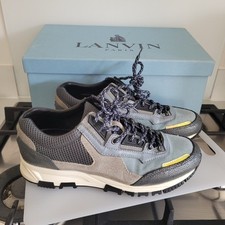 Mens Lanvin Runners Size 6 Uk 40 Eur Blue Trainers Sneakers