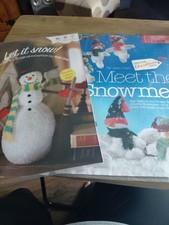 2 Alan Dart Snow Man Knitting