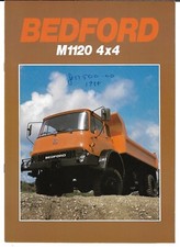 Bedford M 1120 4x4 Truck 1982-1984 UK Market Sales Brochure