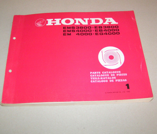 Parts catalog honda - catalog,