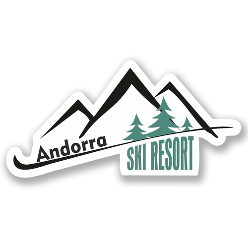 Andorra ski resort vinyl - 2, x