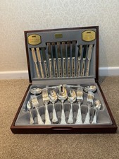 Cased 44 Piece Silver Plated