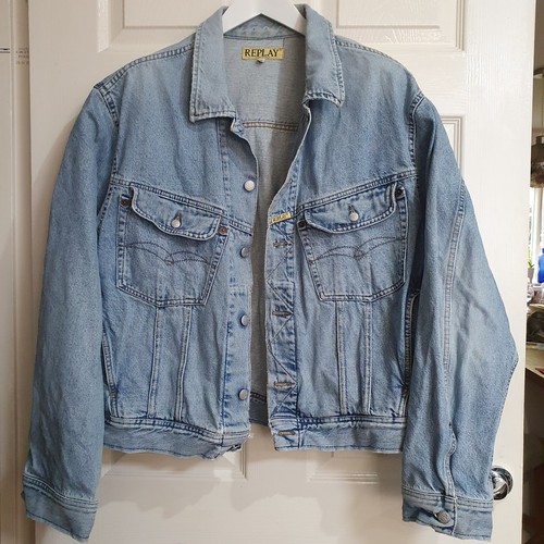 Replay jean jacket - men's, 2xl