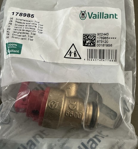 Vaillant pressure relief - relief, valve