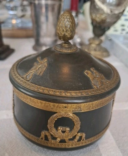 French empire gilt bronze box - empire,