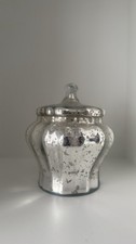 Mercury glass lidded - lidded, ginger