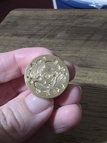 New wax seal stamp - wax,