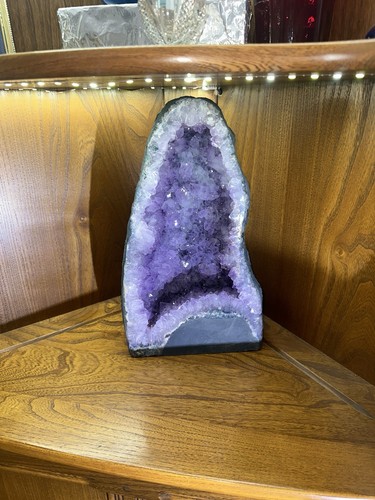 Amethyst crystal geode - amethyst,