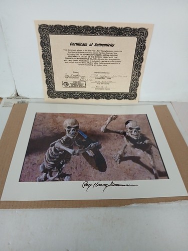 Ray harryhausen autographed - ray,