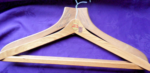 Wooden vintage coat clothes - 2,
