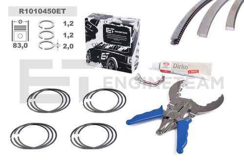 Piston ring kit - piston,