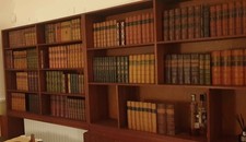 Sets of antique leather-bound