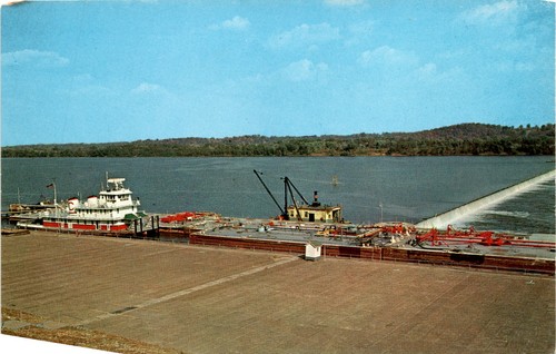 Ohio river lock and - river,,