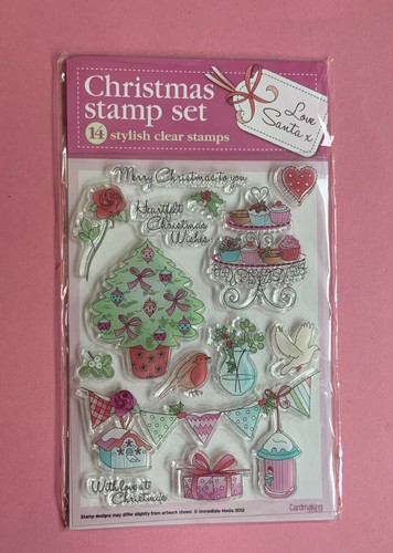 Christmas craft clear stamps - christmas,
